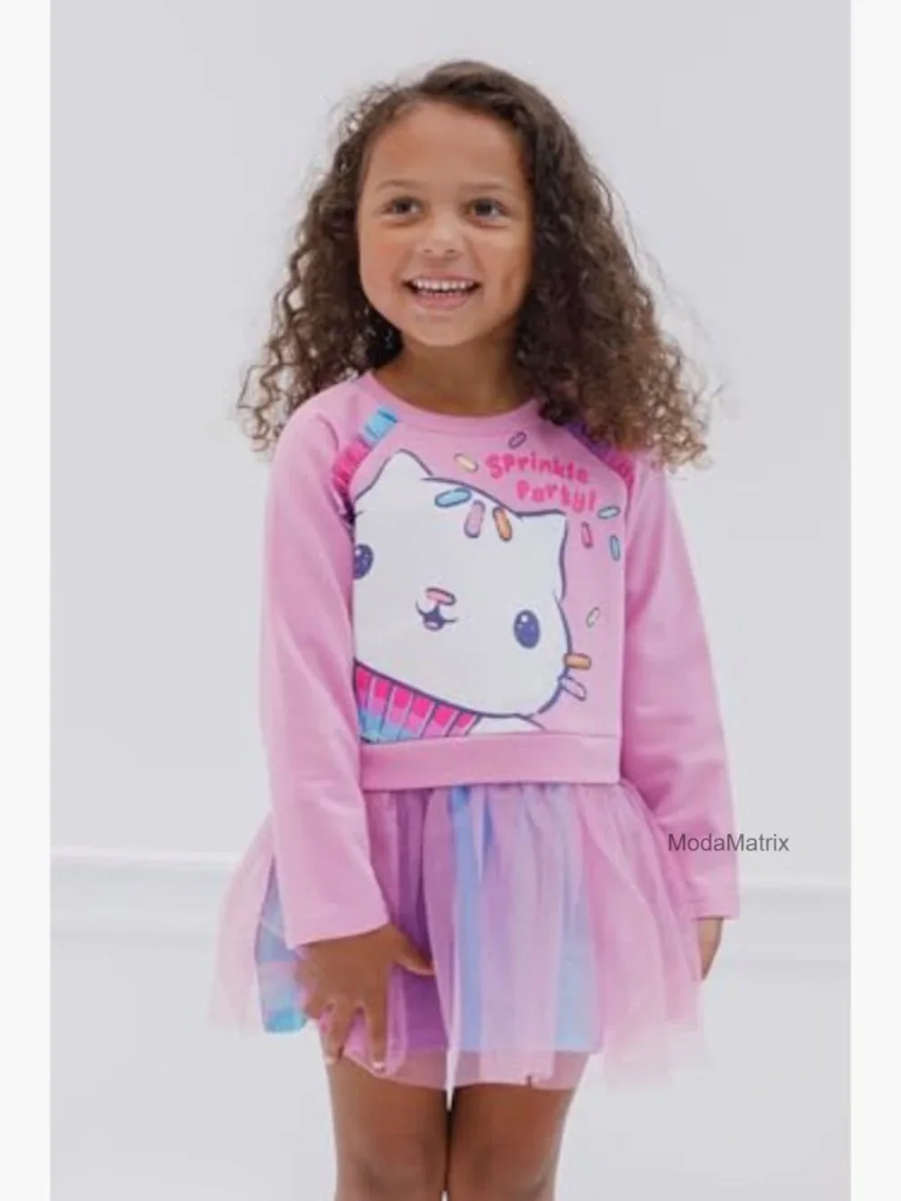 Gabby's Dollhouse Pandy Paws Cakey Cat French Terry Dress Toddler